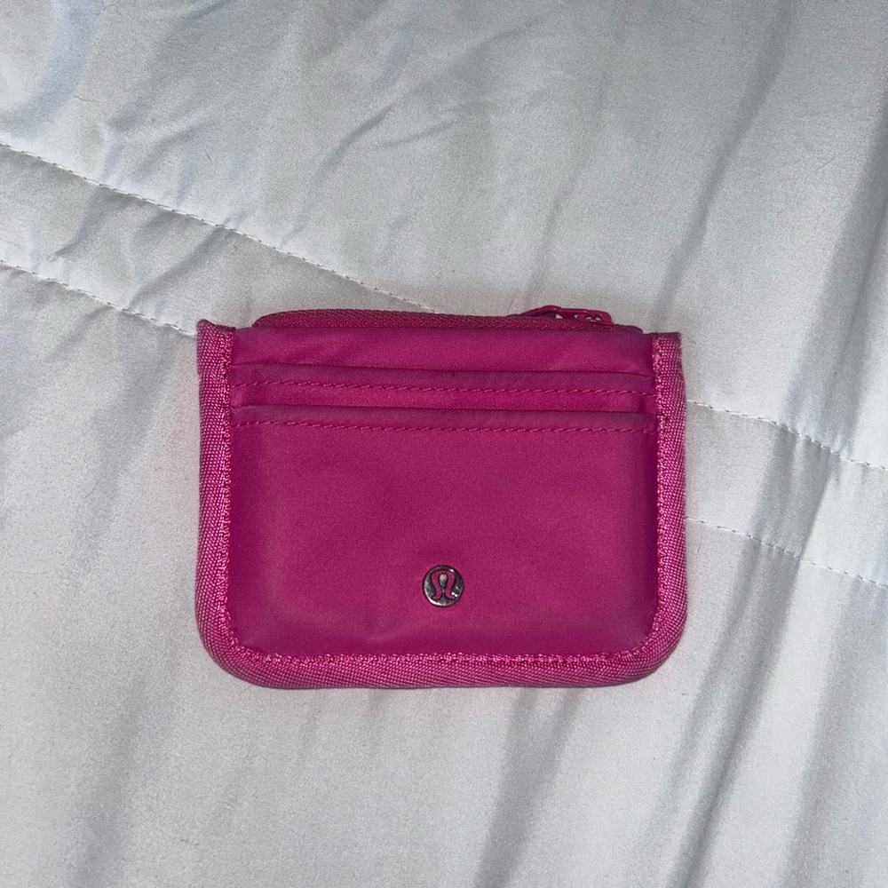 Pink Lululemon Card Holder